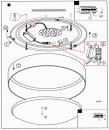 Stropní LED svítidlo PALOMARO Eglo 93397