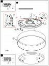 Stropní LED svítidlo PALOMARO Eglo 93949