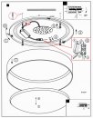 Stropní LED svítidlo PALOMARO Eglo 93952