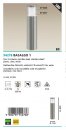Venkovní LED sloupek 94278 Eglo, 45cm