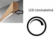 Dřevěné LED světlo Badia 3383-40-215 stmívatelné