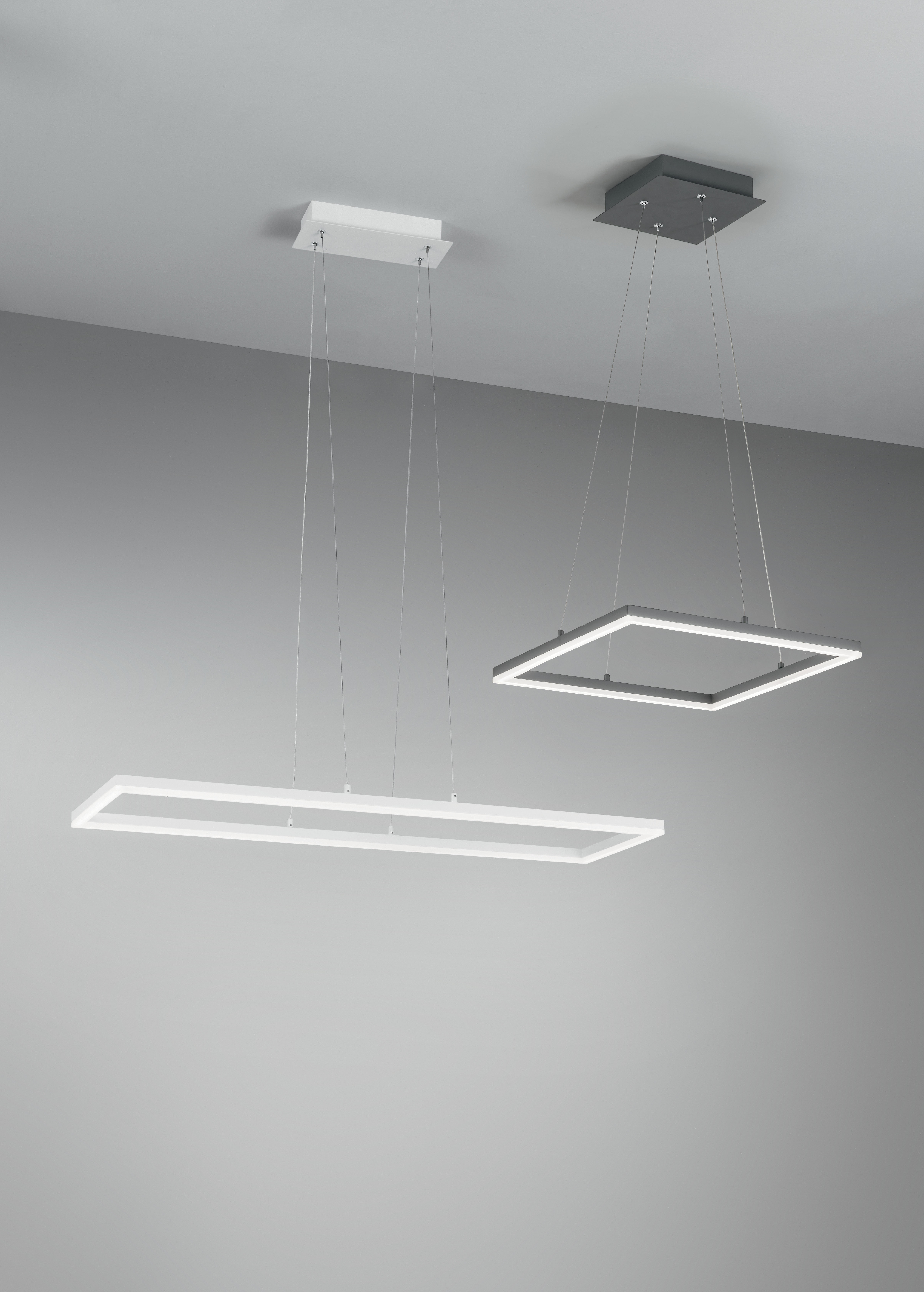 Italské LED světlo Fabas 3394-40-282 Bard šedé