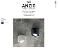Bodové LED světlo Fabas 3430-71-282 Anzio antracitové