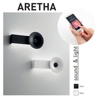 Nástěnné LED svítidlo 3467-21-101 s reproduktorem ARETHA FABAS