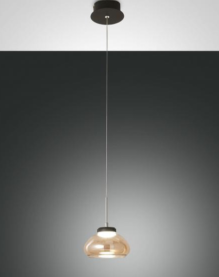 Italské LED světlo Arabella 3547-40-125 Fabas jantar