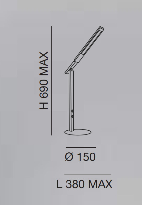 Stolní LED lampička 3550-30-102 IDEAL Fabas
