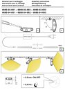 LED osvětlení Fabas 6690-02-003 WW pod linku 1m dotykový stmívač