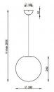 Závěsné svítidlo Oh! Pendant 10101 – průměr 28cm