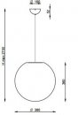 Závěsné svítidlo Oh! Pendant 10103 – průměr 38cm