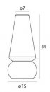 Lampa Baby Marge LED 15000 RGB s ovladačem