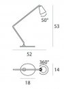 Stolní lampa Conus LED 7281 – bílá