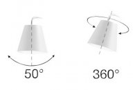 Stolní lampa Conus LED 7281 – bílá