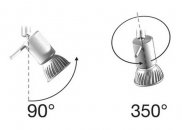 Nástěnné a stropní svítidlo Spotty 7340 bílé