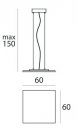 Závěsné svítidlo Dublight LED 7493 – 60×60cm