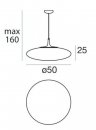 Závěsné svítidlo Squash LED 7627