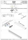 Nástěnné LED světlo LineaLight 8397 šampaň šíře 60cm