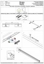 Nástěnné LED světlo LineaLight 8402 šampaň šíře 1m