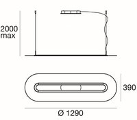 Italské LED světlo LineaLight Opti-Line_P 8491