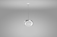 Závěsné LED světlo 8626 Linea Light La Mariée_P kouřové