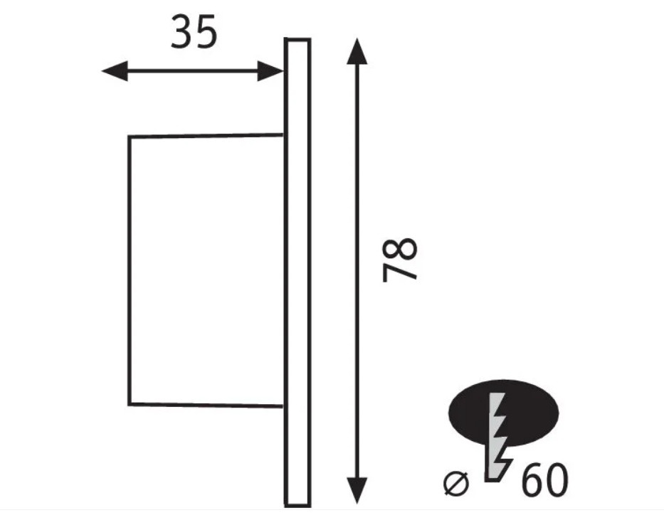 Vestavné LED světlo 92924 Paulmann