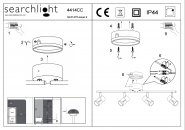 Koupelnové LED svítidlo 4414CC