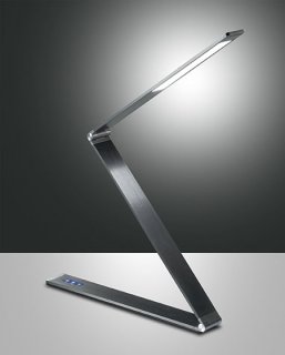 Italská LED lampička Fabas 3264-30-164 Fitz antracit stmívatelná