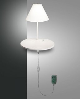 Italská LED lampička Fabas Goodnight 3417-20-102 stmívatelná, USB