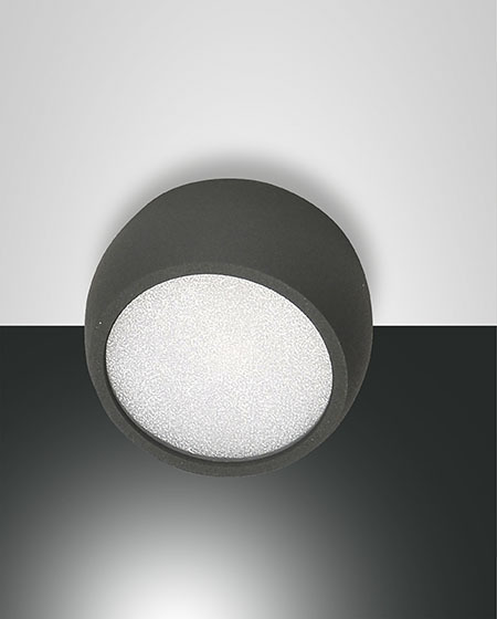 Italské LED světlo Fabas 3428-71-282 Vasto antracitové