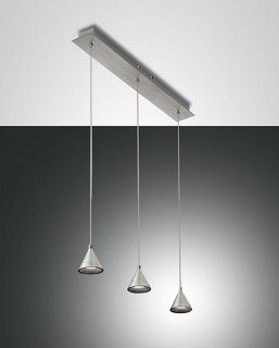Italské LED světlo Fabas 3443-47-212 satinově stříbrná