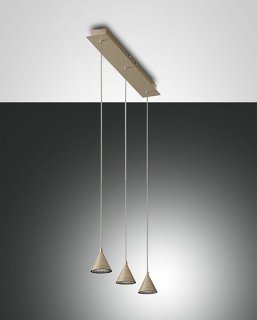 Italské LED světlo Fabas 3443-47-225 Delta matná zlatá