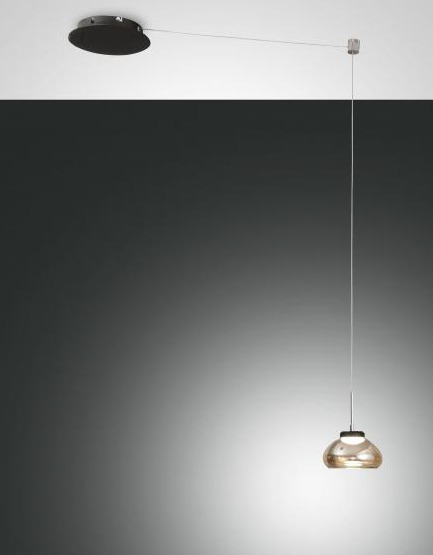 Italské LED světlo Arabella 3547-41-125 Fabas jantar