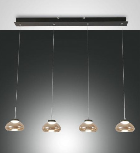 Italské LED světlo 3547-48-125 Arabella Fabas jantarové