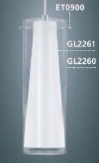 Náhradní sklo GL2261 ke světlu 90306
