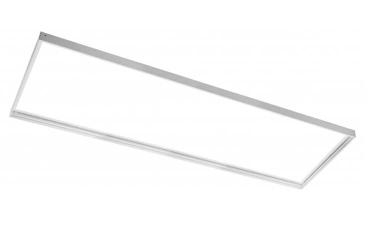 Rám na povrchovou montáž pro LED panel,30x120cm  bezšoubový, bílý