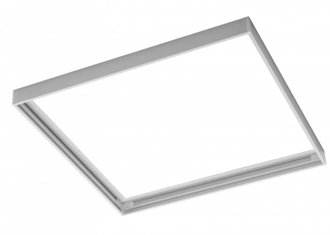 Rám na povrchovou montáž pro LED panel 60x60cm  bezšoubový, bílý