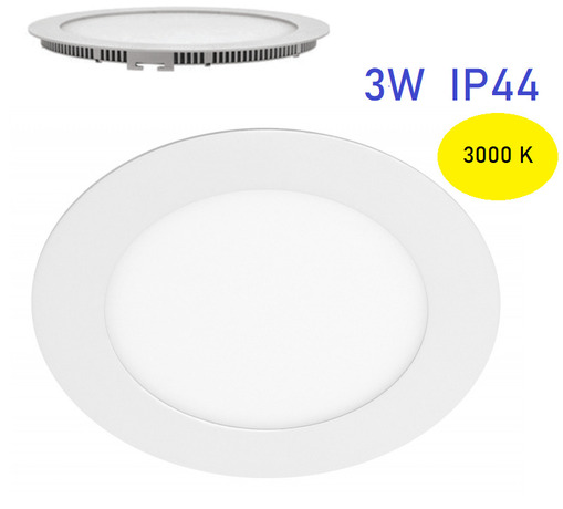 Vestavné 3W LED světlo Oris LD-ORW03W-CBP4 teplá bílá IP44
