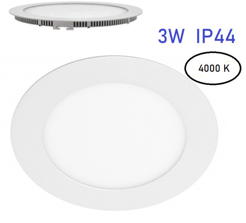 Vestavné 3W LED světlo Oris LD-ORW03W-NBP4 4000K IP44