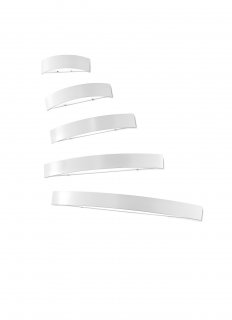 Nástěnné svítidlo Curve 1135 – bílé 27cm