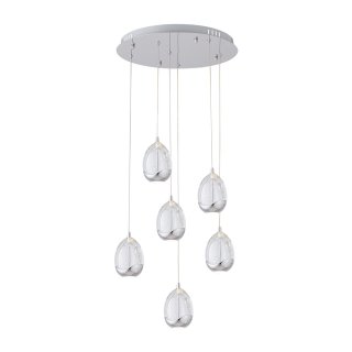 Závěsné LED svítidlo Ozcan 5373-6A chrome