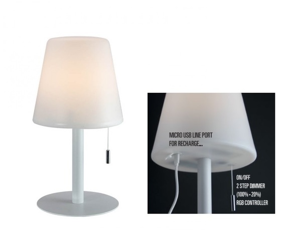 RGB LED lampička 90165 Pino Portable stmívatelná, USB micro Redo Group