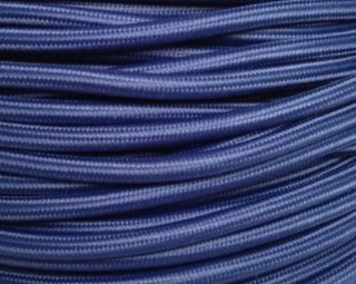 Textilní kabel tmavě modrý 25078 2x0,75mm